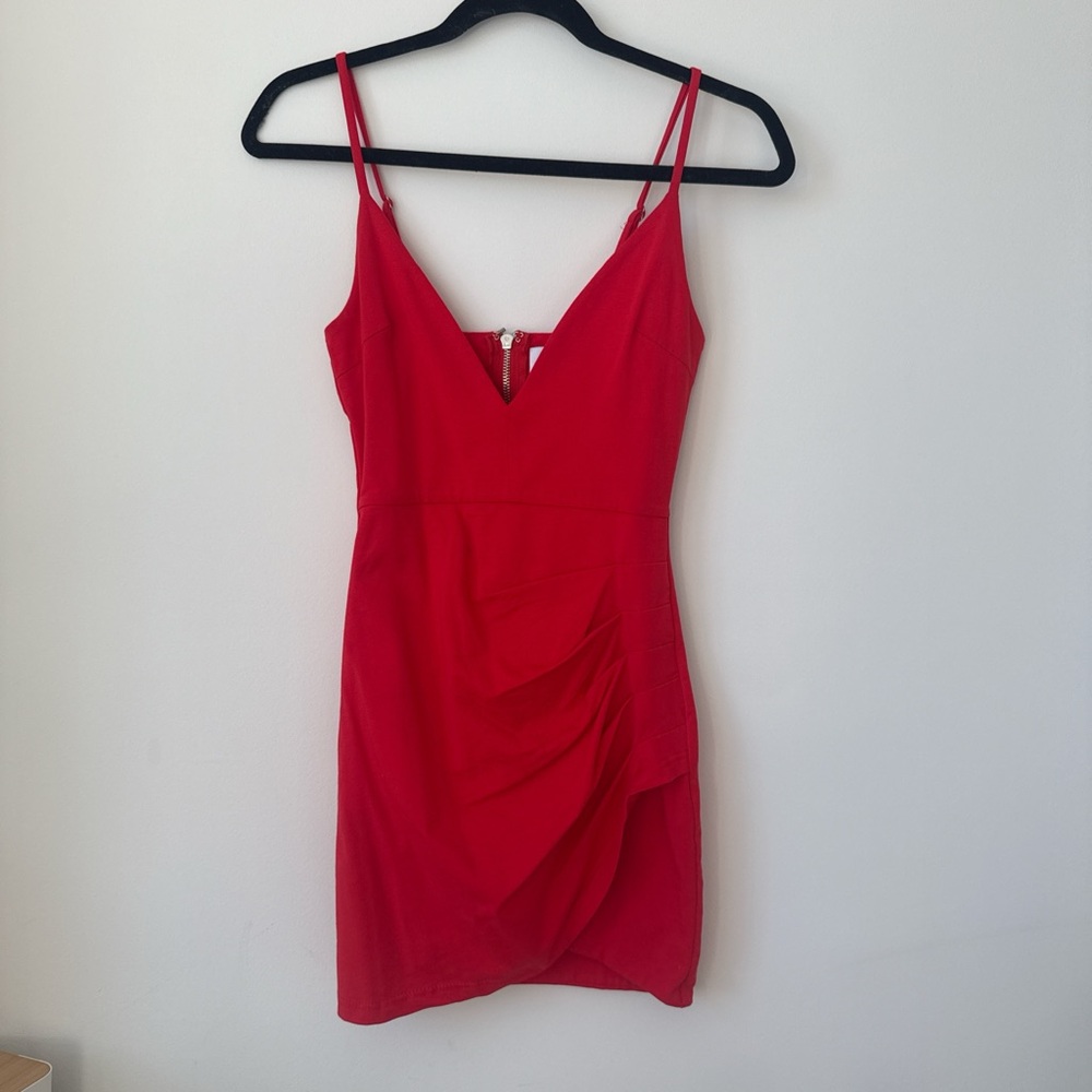 Princess Polly Red Bodycon Ruched Dress